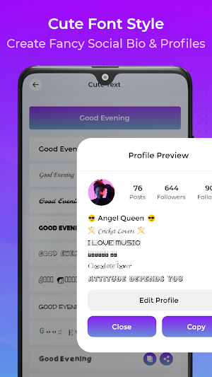 Cute Font Style Screenshot 2