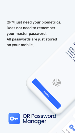 QR Password Manager Screenshot 0