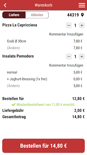 Pizzeria Da Rocco Dortmund Screenshot 1