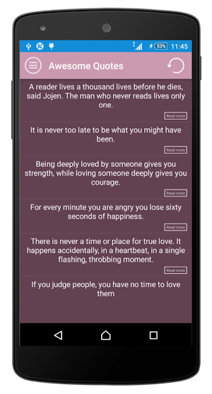 Awesome Quotes Screenshot 0