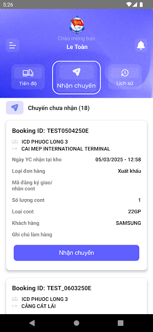 eLogs App Screenshot 2