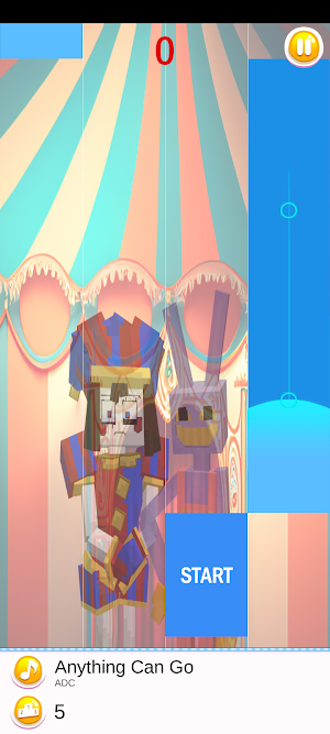 Jax Pomni Circus Piano Tile Screenshot 3