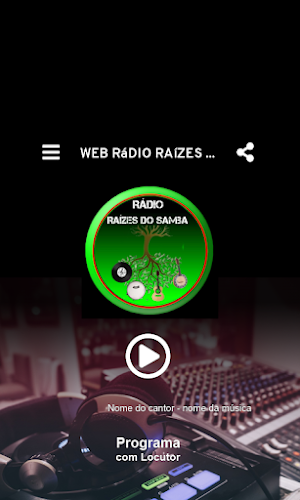Web Rádio Raízes do Samba Screenshot 0