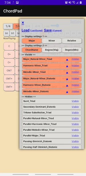 Chordpad Lite - Instruments Screenshot 2