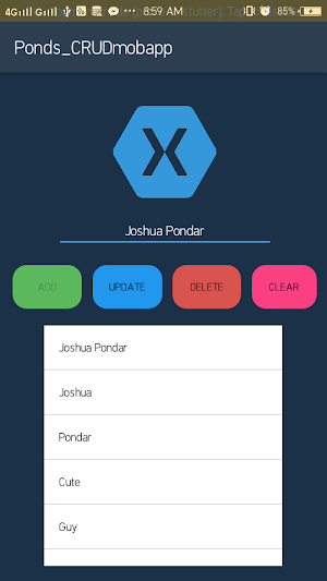 CRUD_Pondar Screenshot 3