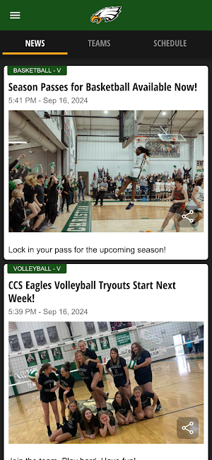 Covenant Christian Athletics Screenshot 1