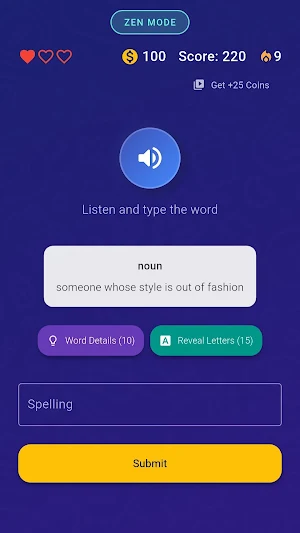 Spell Saga: Spelling Bee Screenshot 1
