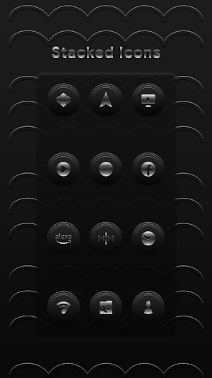 Stacked Silver Icons Screenshot 3