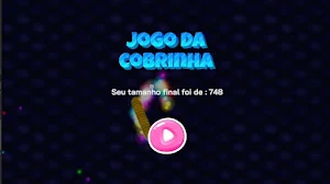 Jogo da Cobrinha - Snake Game Screenshot 3