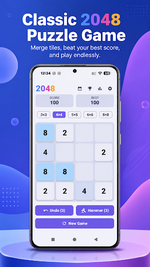 2048 - Number Merge Puzzle Screenshot 0