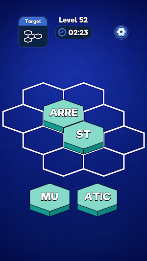 Hexa Words Screenshot 1