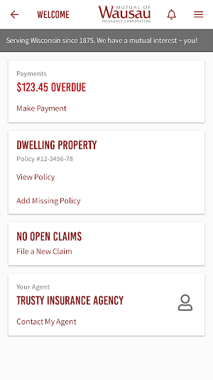 Mutual of Wausau Insurance Screenshot 0