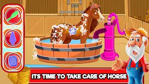 Horse Farm Manager: Unicorn Makeover & Daycare Screenshot 0