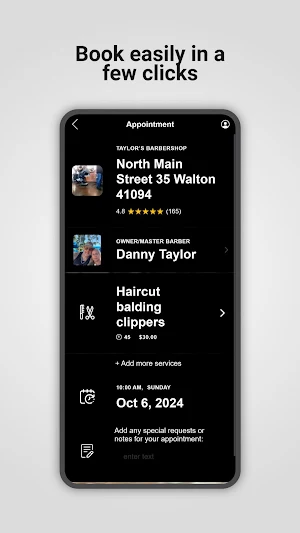 Taylor's Barbershop Screenshot 2