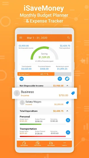 Monthly Budget Planner & Daily Expense Tracker Screenshot 0