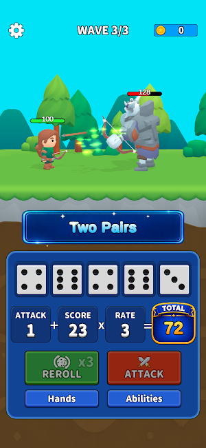 Dice Poker Battle Screenshot 1