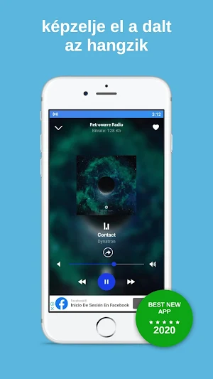 HU retrowave radio Screenshot 0