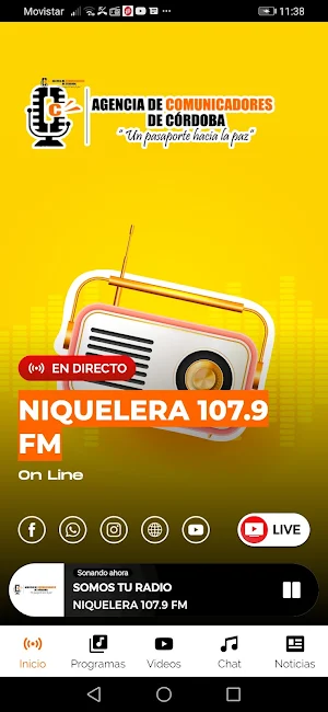 Niquelera 107.9 FM Screenshot 0