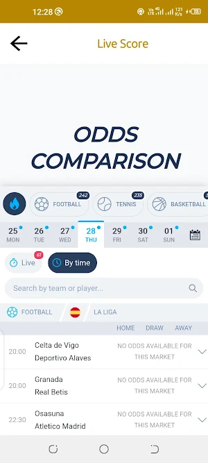 Livesport Live Football Screenshot 1