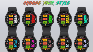 Aria Digital Watch Face screenshot 1