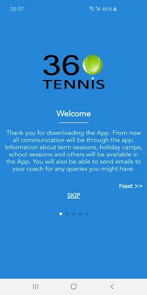 360 Tennis Academy Screenshot 1