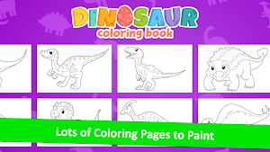 Kids Dino Coloring Games Screenshot 0