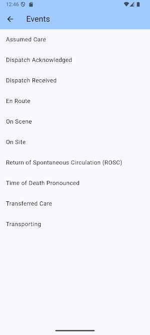 Code Blue Log Screenshot 3