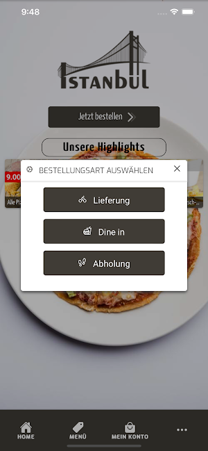 Istanbul Restaurant Screenshot 1
