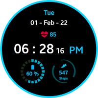 Blue Ring Watch Face