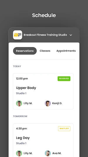 Breakout Fitness Training Screenshot 2