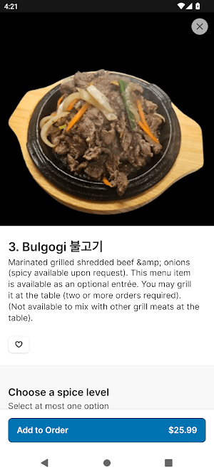 Kim's Korean BBQ Screenshot 3