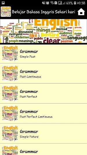 Belajar Bahasa Inggris Sehari Hari Screenshot 1