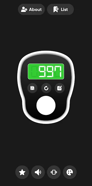 Digital Tasbeeh Counter Screenshot 0