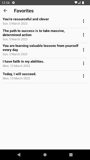 Affirmations Screenshot 2