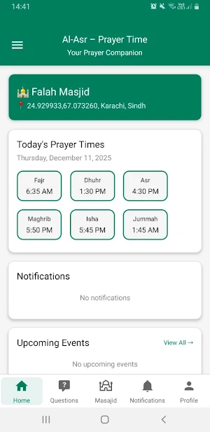 Al Asr Prayer Timings Screenshot 0