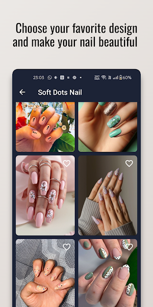 Soft Dots Nail Polish Design Screenshot 1