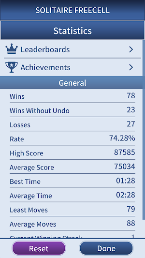 FreeCell Solitaire Classic – free cell card game Screenshot 3