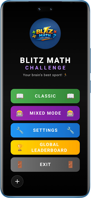 Speed Math Mental - Blitz Math Screenshot 0