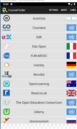 Course Finder Screenshot 0