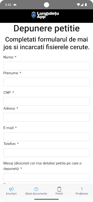 Lunguletu App Screenshot 2