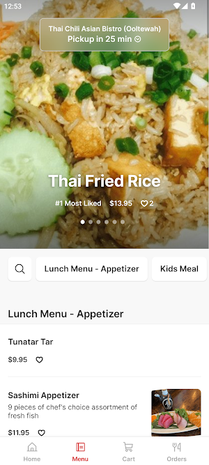 Thai Chili Asian Bistro Screenshot 1