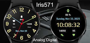 Iris571 Analog Digital Watch Screenshot 1