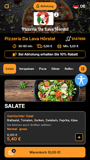 Pizzeria Da Lava Hörstel Screenshot 1