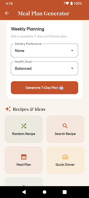 Ingredient Recipe Generator Screenshot 1