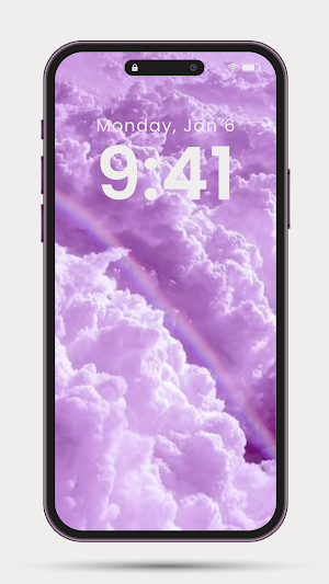 Purple Aesthetic Wallpaper Screenshot 1