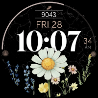 Wildflower Steps Watch Face