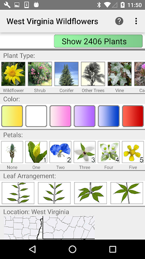 West Virginia Wildflowers Screenshot 0