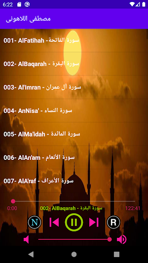 مصطفى اللاهونى قرأن كريم بدون إنترنت صوت رائع Screenshot 0