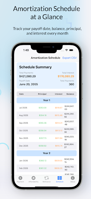 Mortgage Calculator Screenshot 2