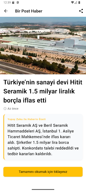 Bir Post Haber - Son Dakika Screenshot 1